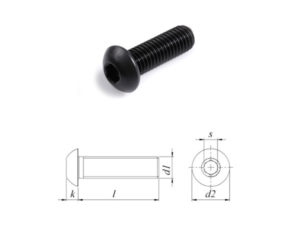 M6x30 Insex Kullrig 10.9 Obehandlad