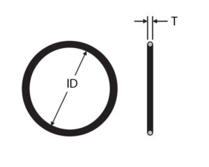 16,0x3,0 O-ring NBR 90°