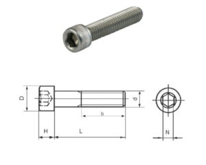 M4x10 Insex A4
