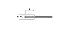 3,2x8 Kullrig Blindnit A4